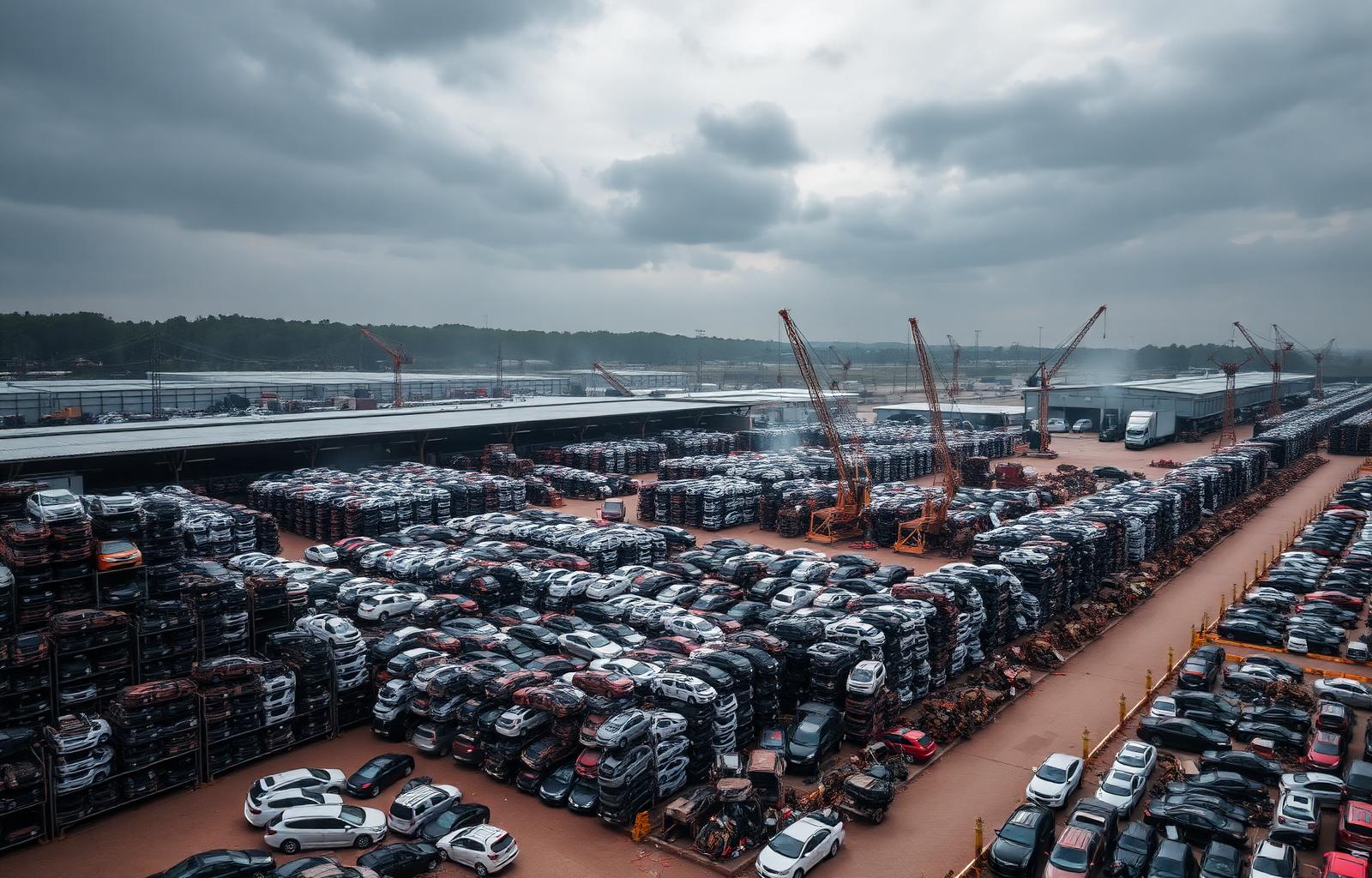 Wayne Automotive Recyclers junkyard and auto salvage facility in Wayne, Michigan
